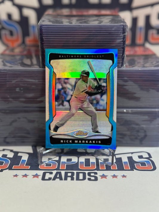 2009 Topps Finest (Blue Refractor 352/399) Nick Markakis #21