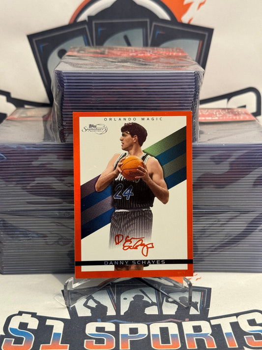 2009 Topps Signature Basketball (Red Foil 46/869) Danny Schayes #TS-DSC
