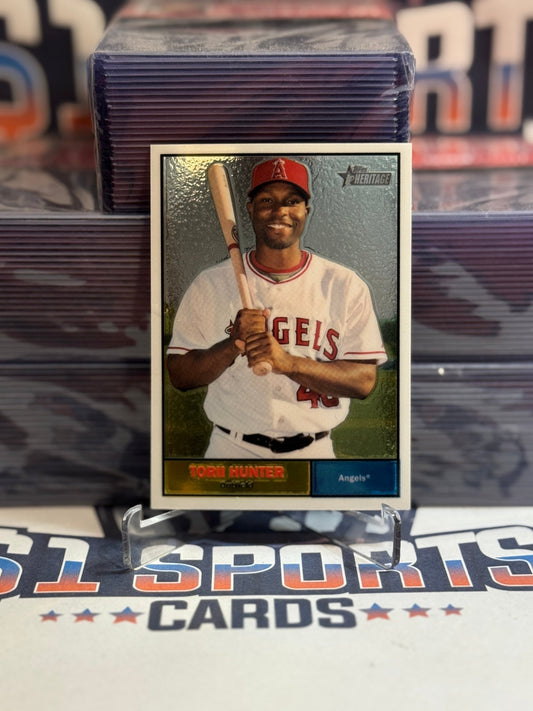 2010 Topps Heritage (Chrome 454/1961) Torii Hunter C119