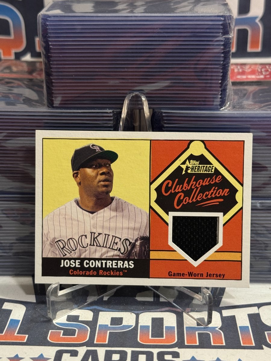 2010 Topps Heritage (Clubhouse Collection Relic) Jose Contreras #CCR-JC