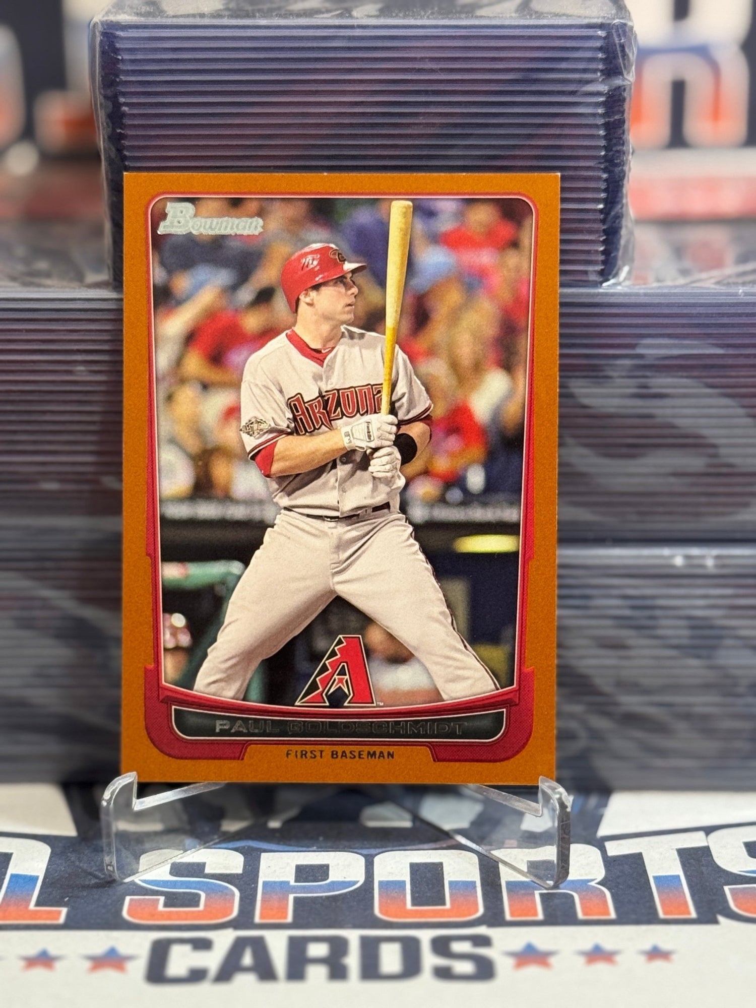 2012 Bowman (2nd Year, Gold 36/250) Paul Goldschmidt 8