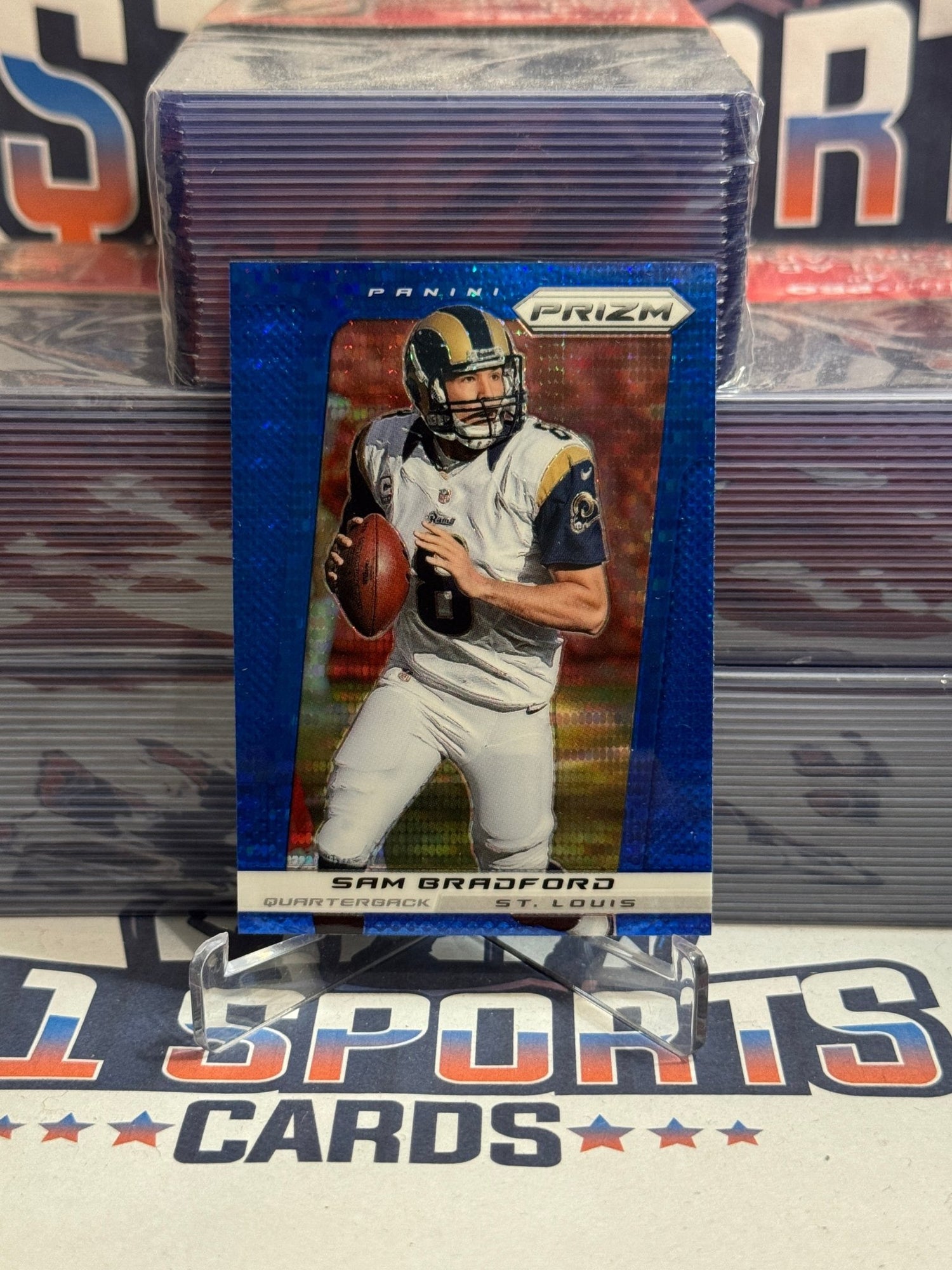 2013 Panini Prizm (Blue Prizm) Sam Bradford #195