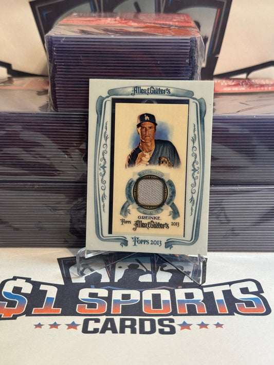 2013 Topps Allen & Ginter (Framed Mini Relic) Zack Greinke #AGR - ZG