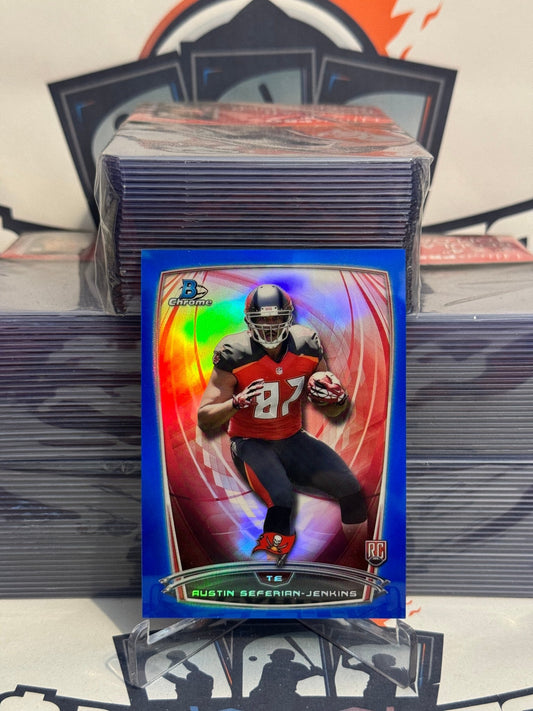 2014 Bowman Chrome (Blue Refractor 21/199) Austin Seferain-Jenkins Rookie #158
