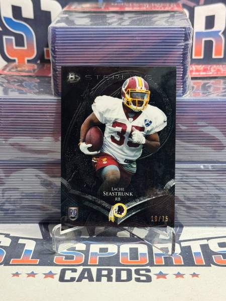 2014 Bowman Sterling (Black Refractor 19/75) Lache Seastrunk Rookie #45