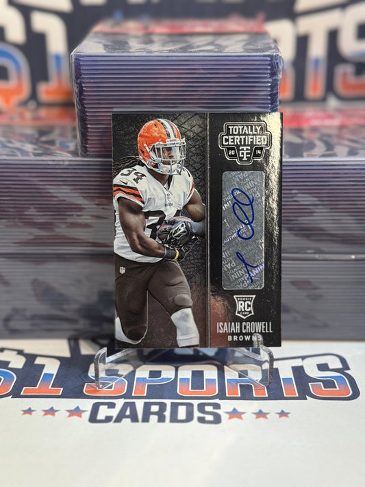 2014 Panini Totally Certified (Auto) Isaiah Crowell Rookie #116