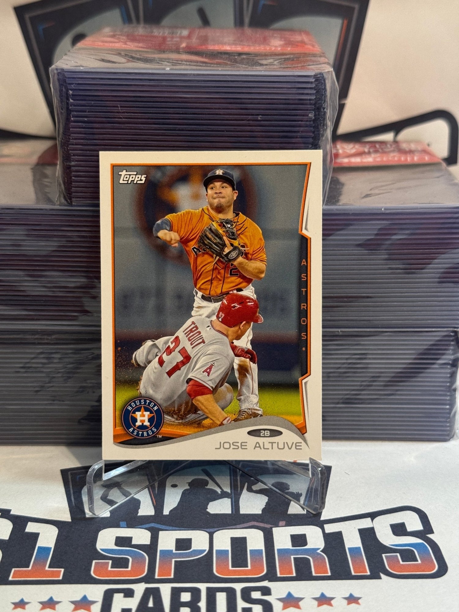 2014 Topps (Astros Team Set) Jose Altuve #HOU - 1