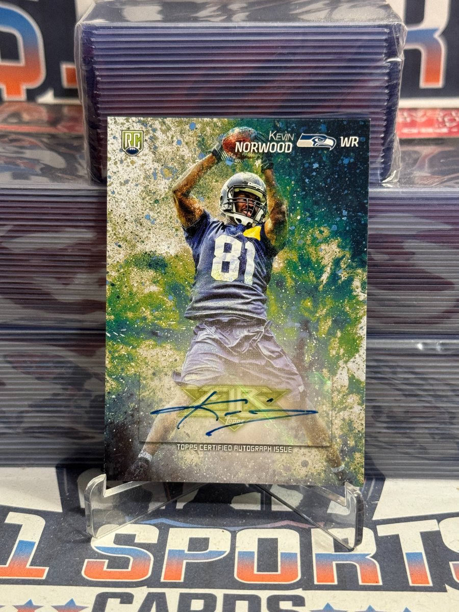 2014 Topps Fire (Auto) Kevin Norwood Rookie #162