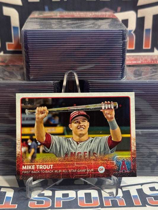 2015 Topps (First Back - to - Back MLB All - Star Game MVP) Mike Trout US277