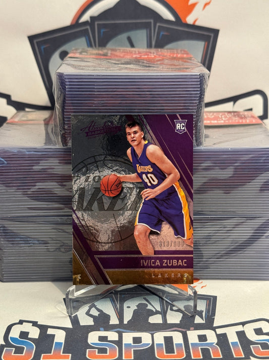 2016 Panini Absolute (Foil 313/999) Ivica Zubac Rookie #190