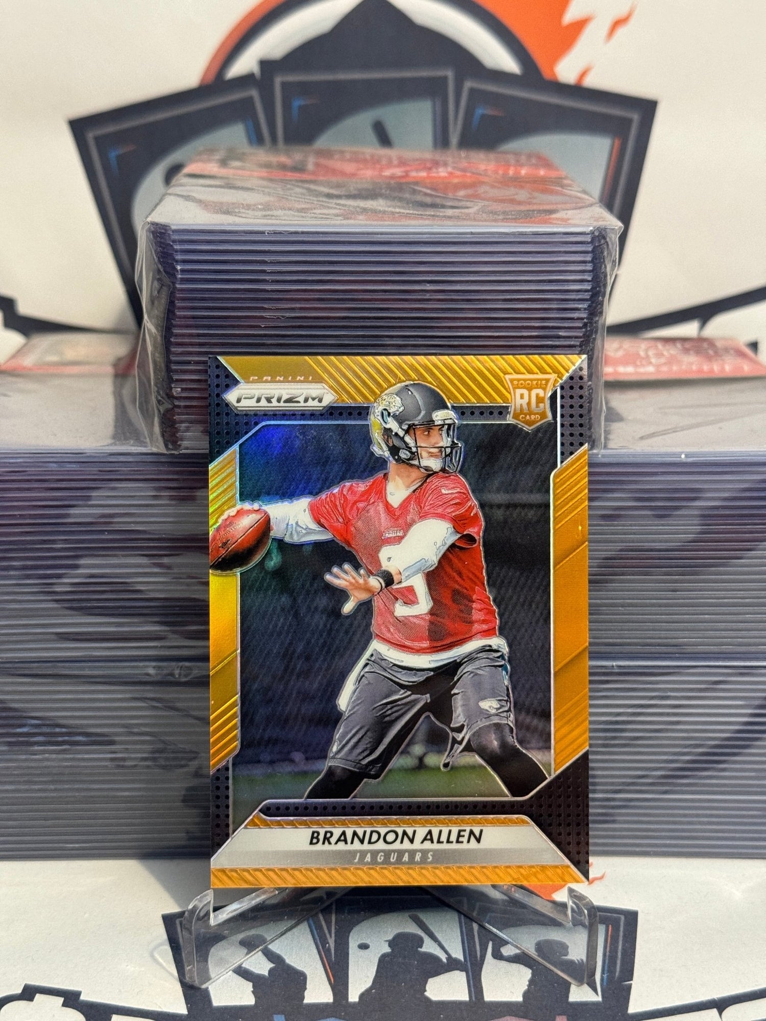 2016 Panini Prizm (Orange Prizm 114/299) Brandon Allen Rookie #229