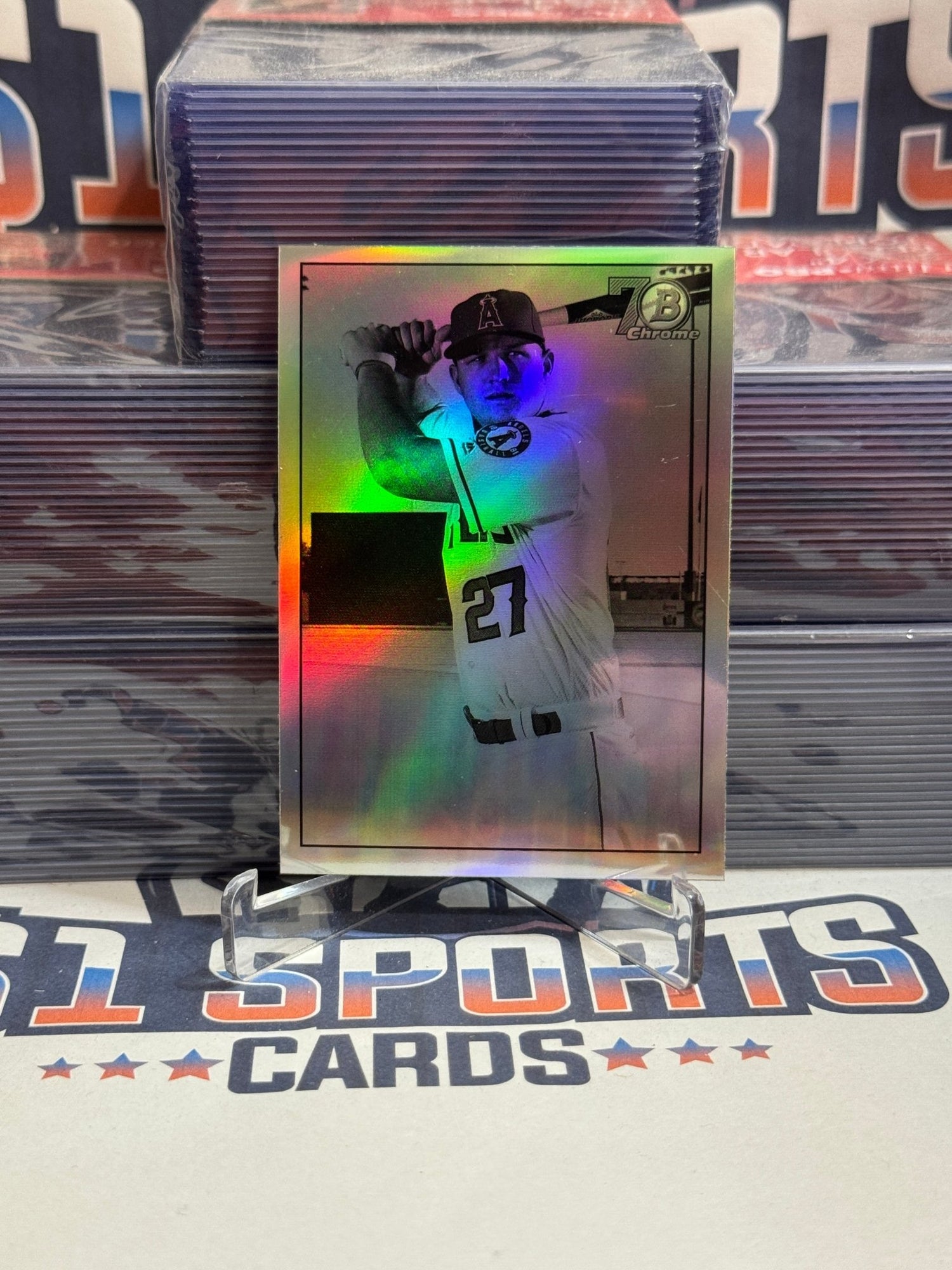 2017 Bowman Chrome (1948 Redux) Mike Trout #48B - MT