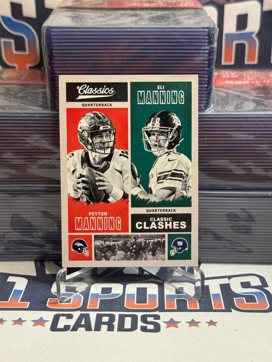 2017 Panini Classics (Classic Clashes) Peyton Manning & Eli Manning #CC - PMEM