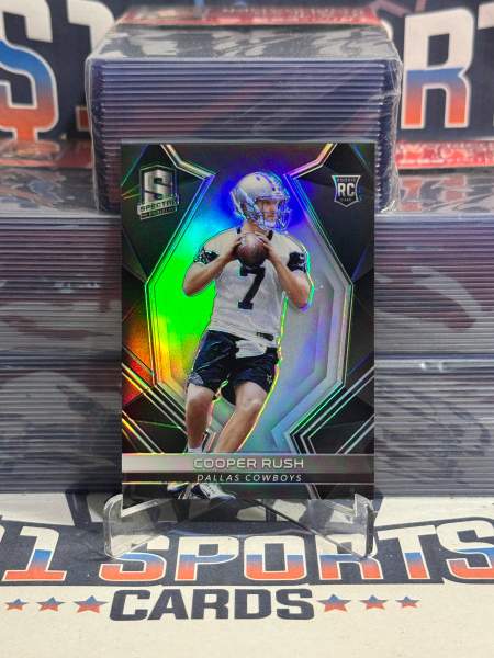 2017 Panini Spectra (Silver Prizm 87/99) Cooper Rush Rookie #123