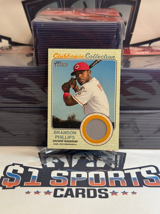 2017 Topps Heritage (Clubhouse Collection Relic) Brandon Phillips #CCR - BP