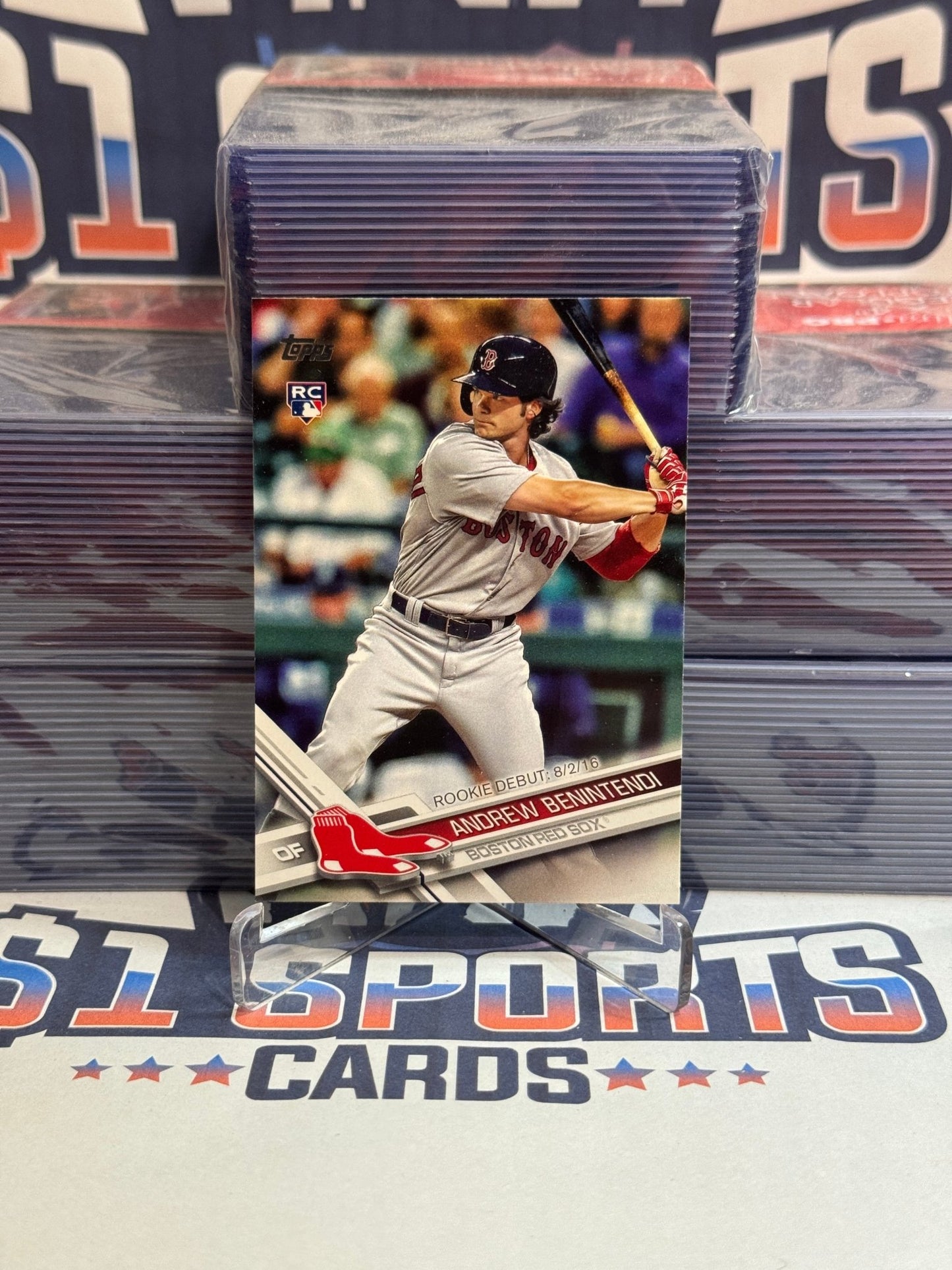 2017 Topps Update (MLB Debut) Andrew Benintendi Rookie #US225