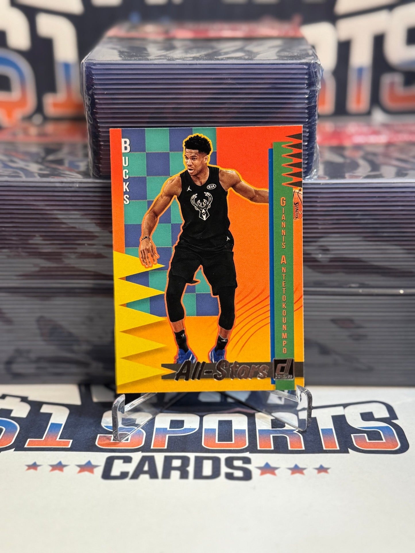 2018 Donruss (All - Stars) Giannis Antetokounmpo #14