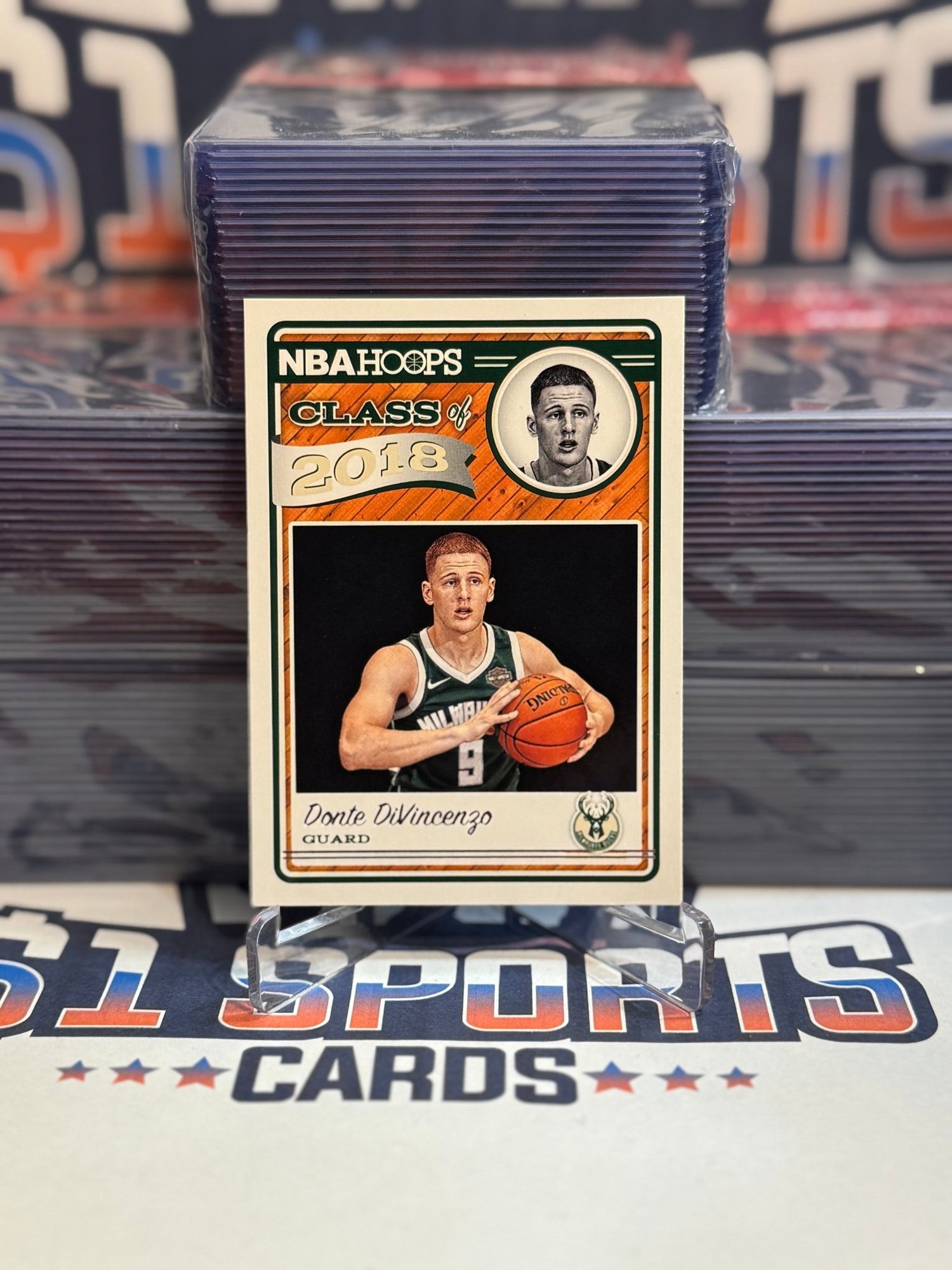 2018 NBA Hoops (Class of 2018) Donte DiVincenzo Rookie #15