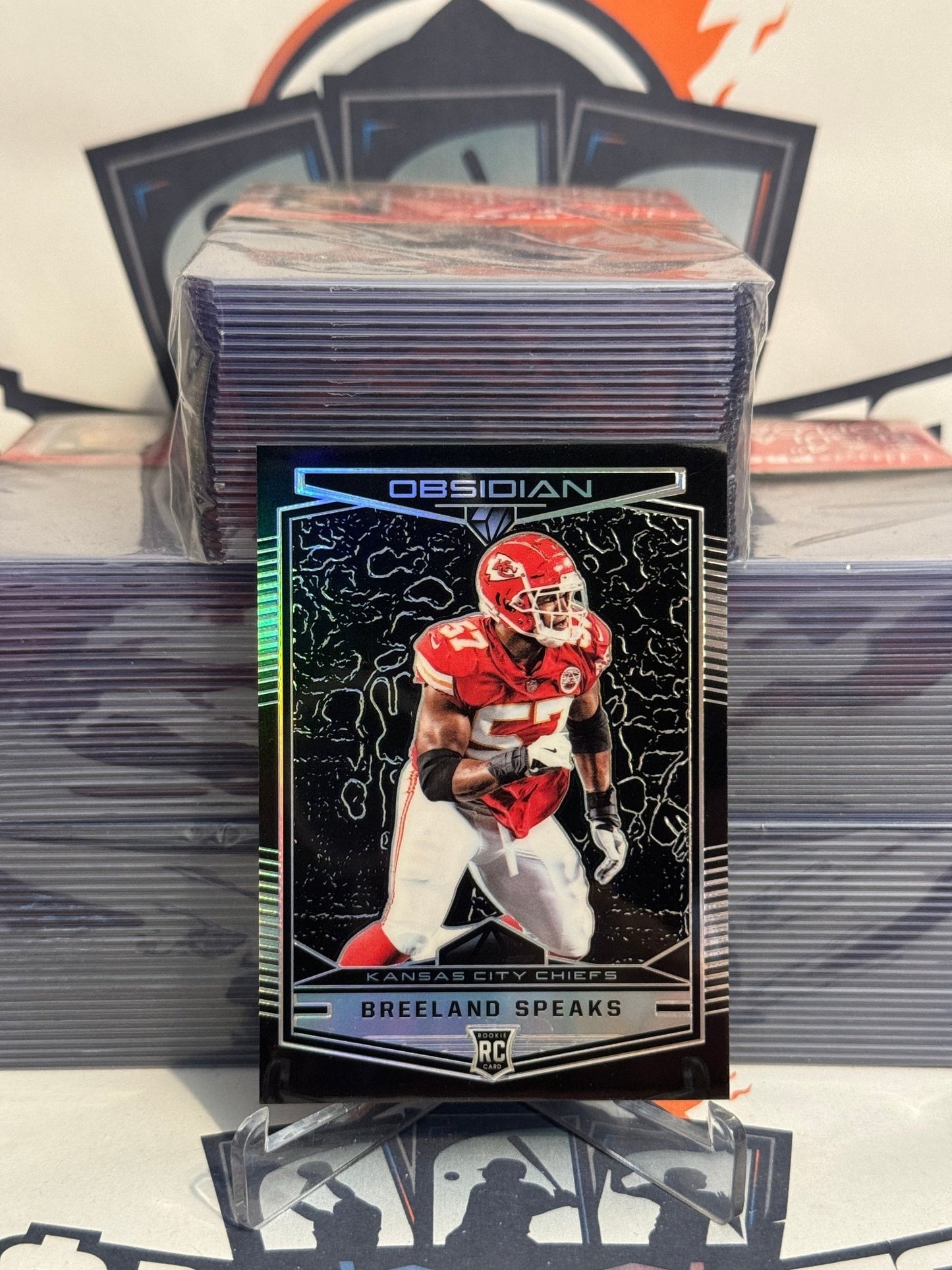 2018 Panini Obsidian (92/100) Breeland Speaks Rookie #193