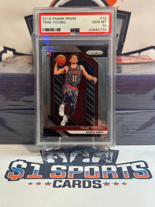 2018 Panini Prizm Trae Young Rookie #78 - PSA 10