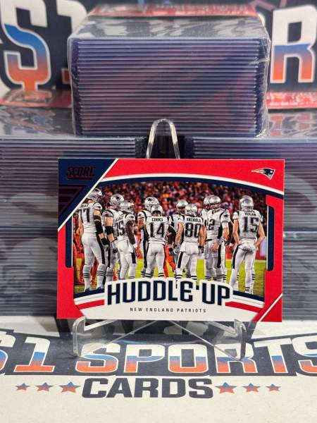 2018 Score (Red, Huddle Up) Tom Brady #1