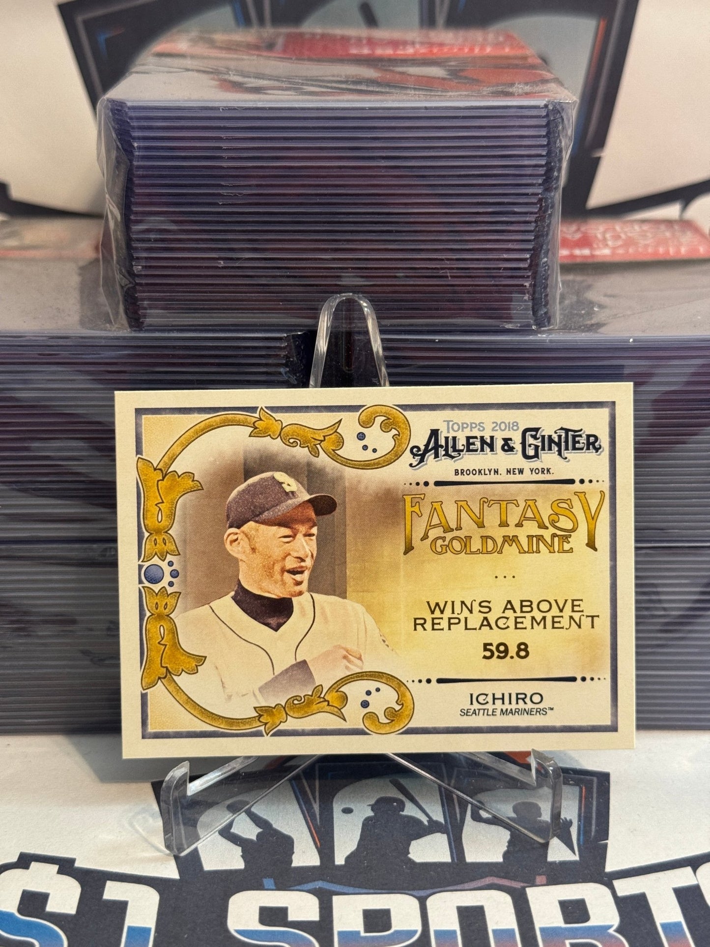 2018 Topps Allen & Ginter (Fantasy Goldmine) Ichiro Suzuki #FG - 49