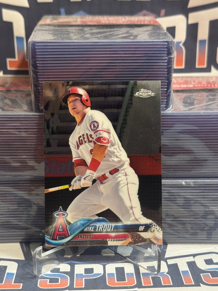 2018 Topps Chrome Mike Trout 100
