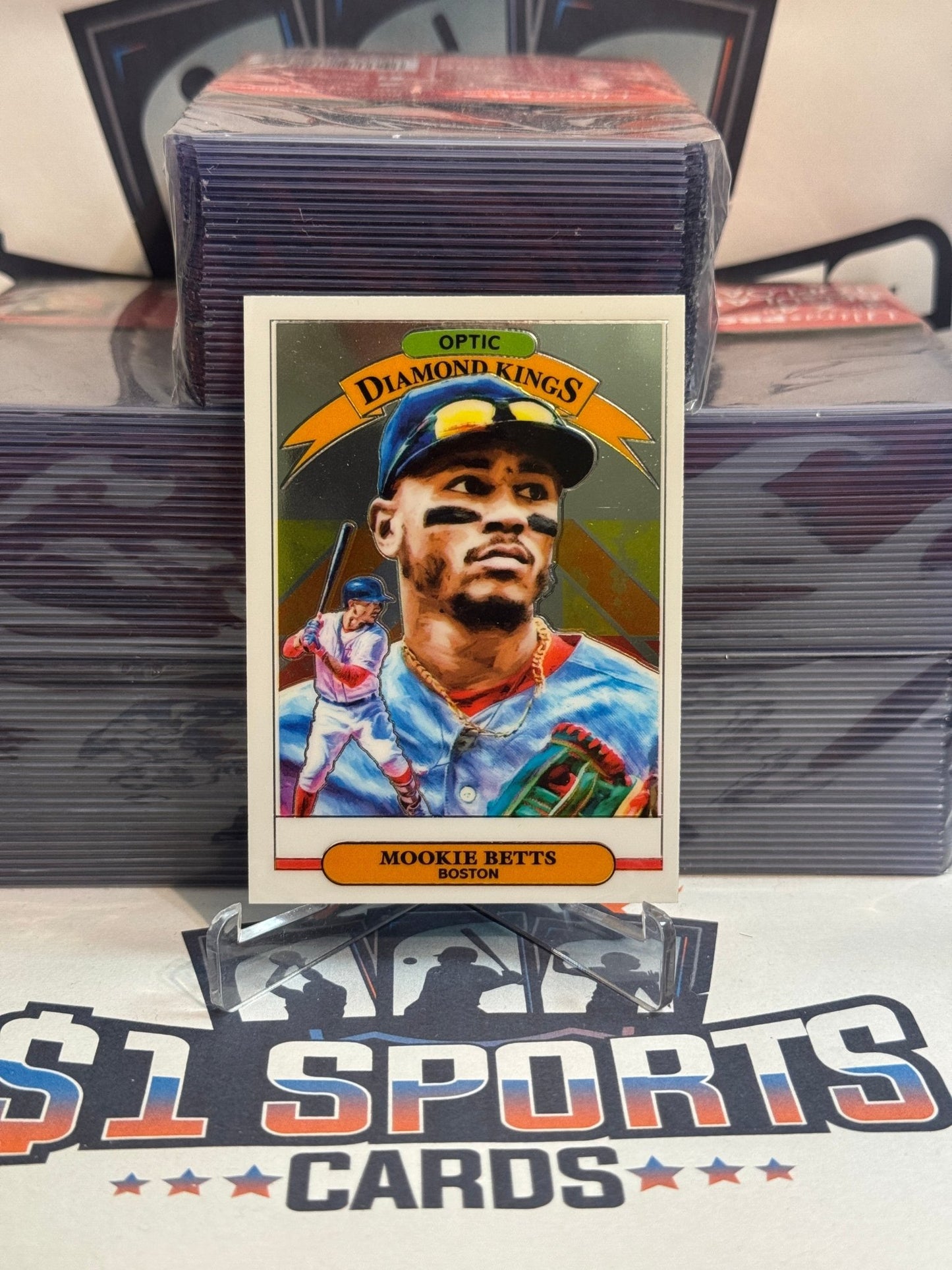 2019 Donruss Optic (Diamond Kings) Mookie Betts #1