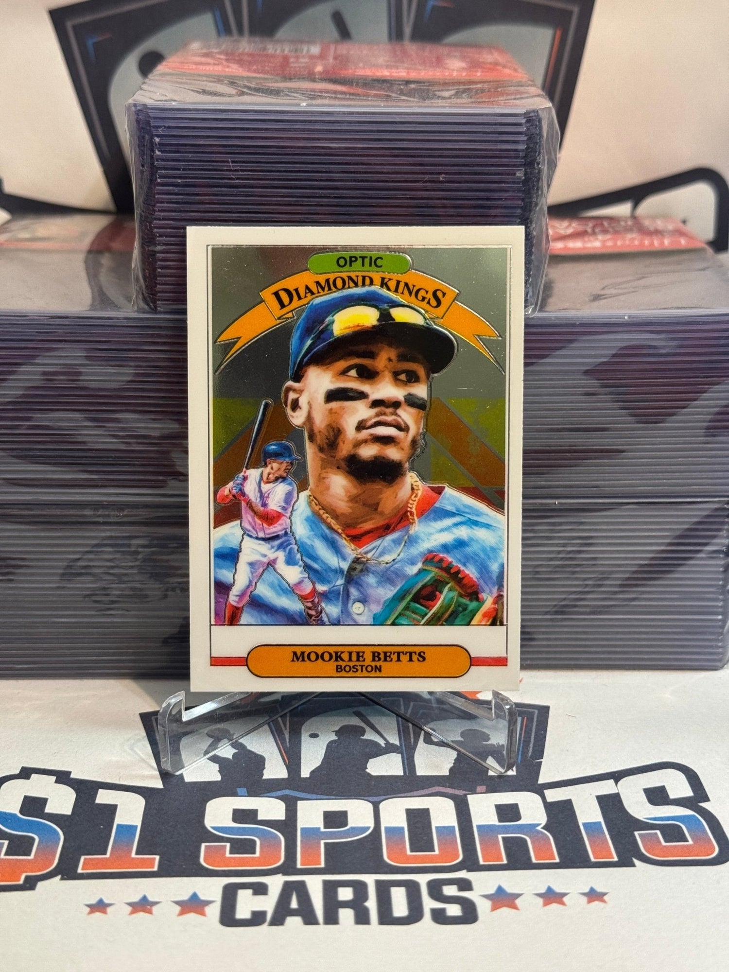 2019 Donruss Optic (Diamond Kings) Mookie Betts #1