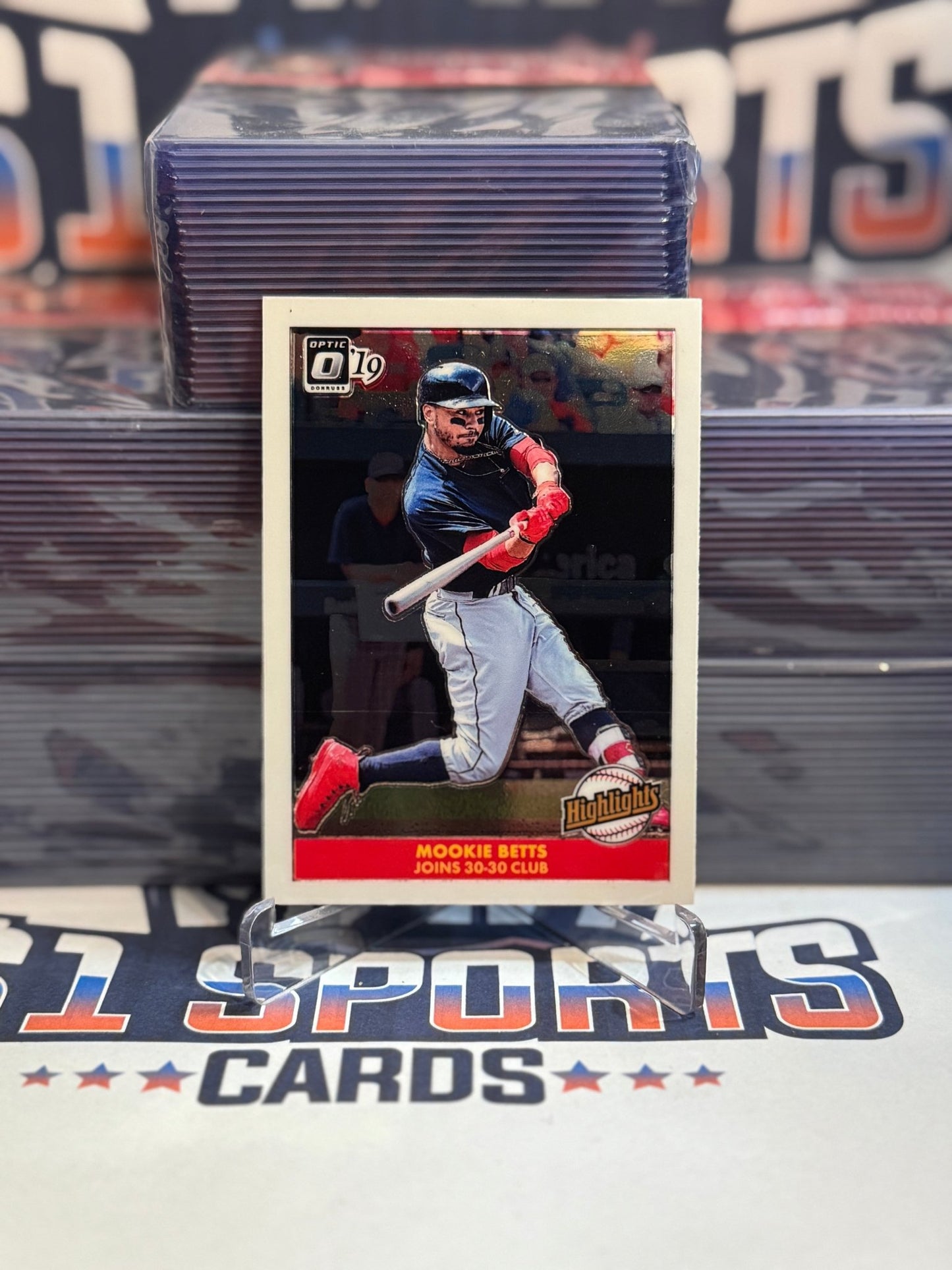 2019 Donruss Optic (Highlights) Mookie Betts #H9