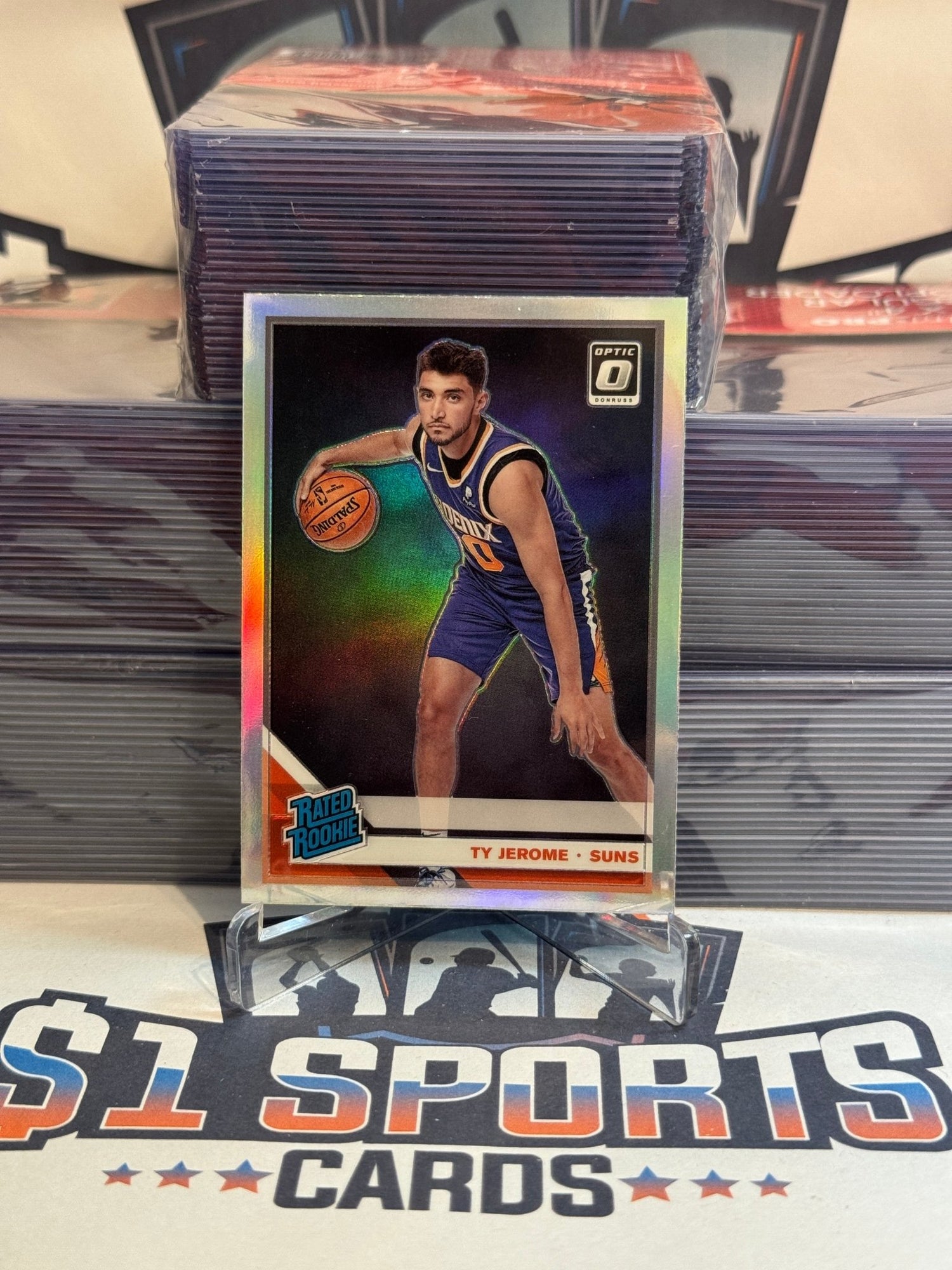 2019 Donruss Optic (Holo Prizm, Rated Rookie) Ty Jerome #167