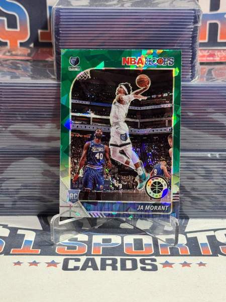 2019 Hoops Premium Stock (Green Ice Prizm) Ja Morant Rookie 259