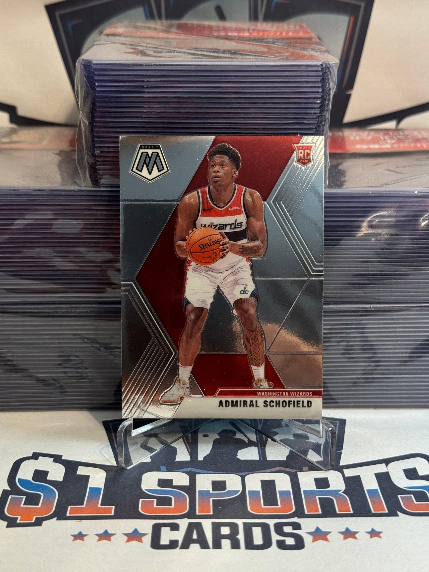 2019 Panini Mosaic Admiral Schofield Rookie #202