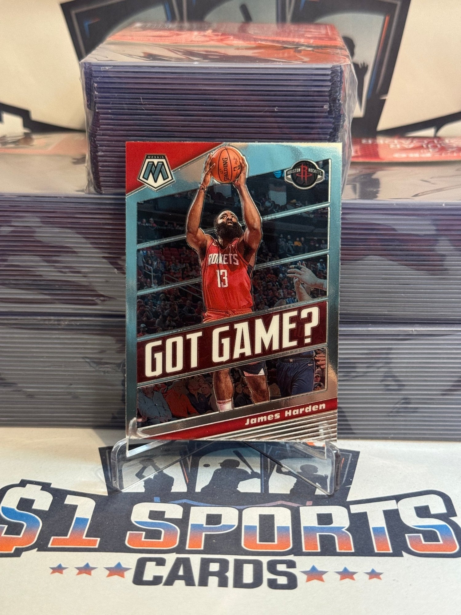 2019 Panini Mosaic (Got Game?) James Harden #23