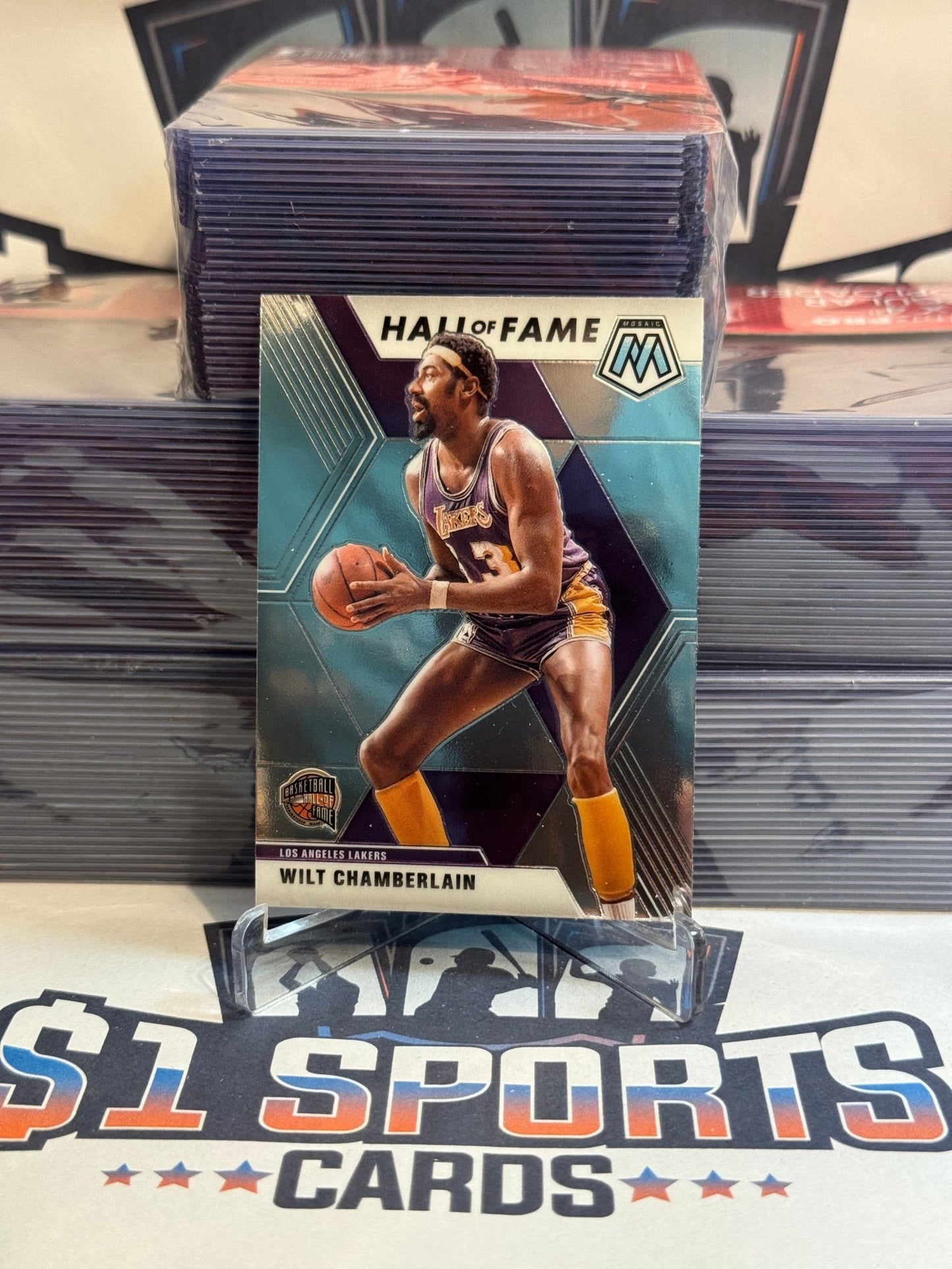 2019 Panini Mosaic (Hall of Fame) Wilt Chamberlain #285