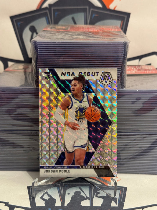 2019 Panini Mosaic (Mosaic Prizm, NBA Debut) Jordan Poole Rookie #261
