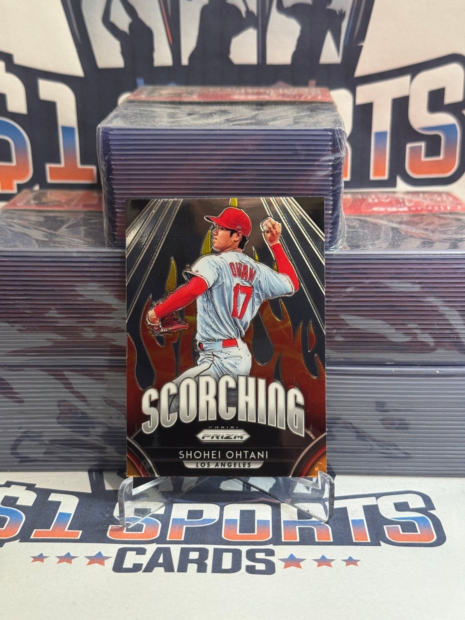 2019 Panini Prizm (2nd Year, Scorching) Shohei Ohtani #S14