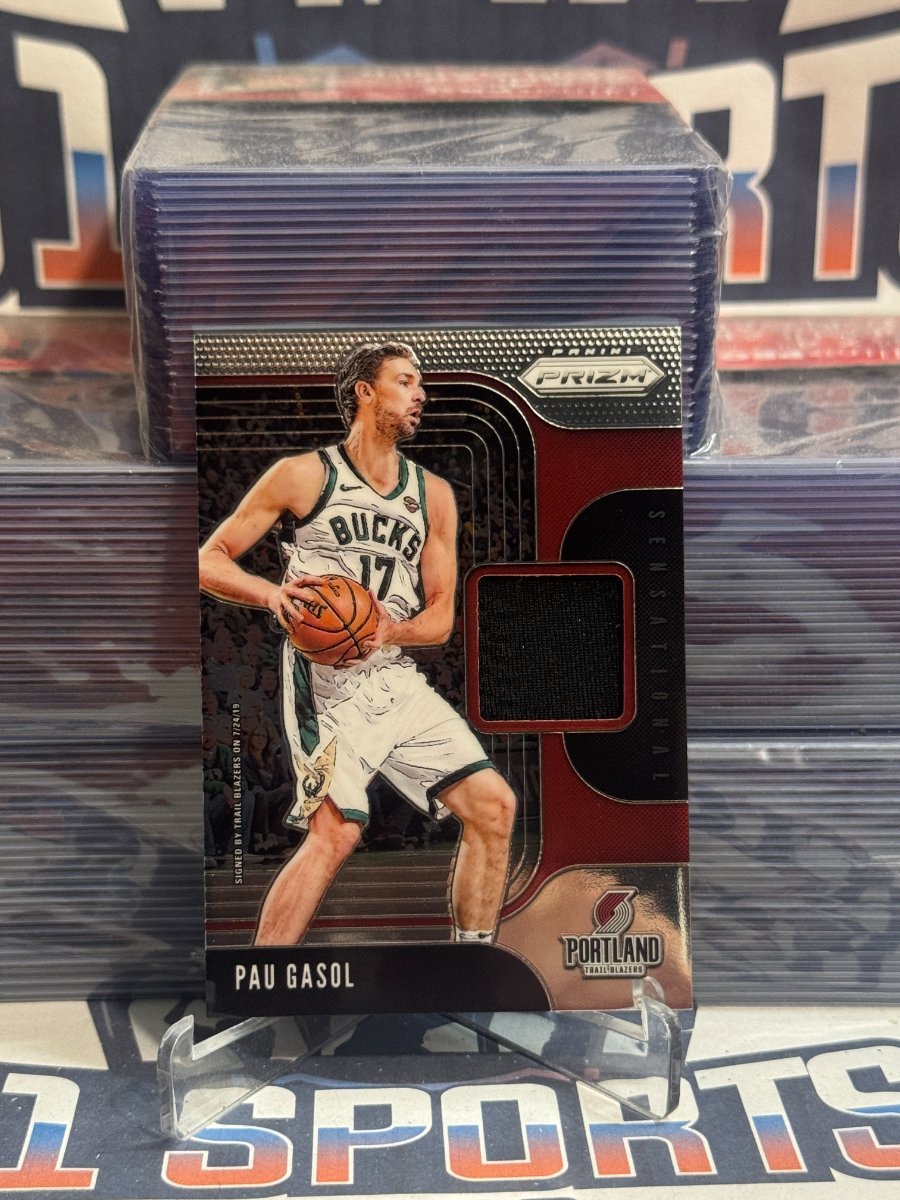 2019 Panini Prizm (Sensational Swatches Relic) Pau Gasol SS - PAU