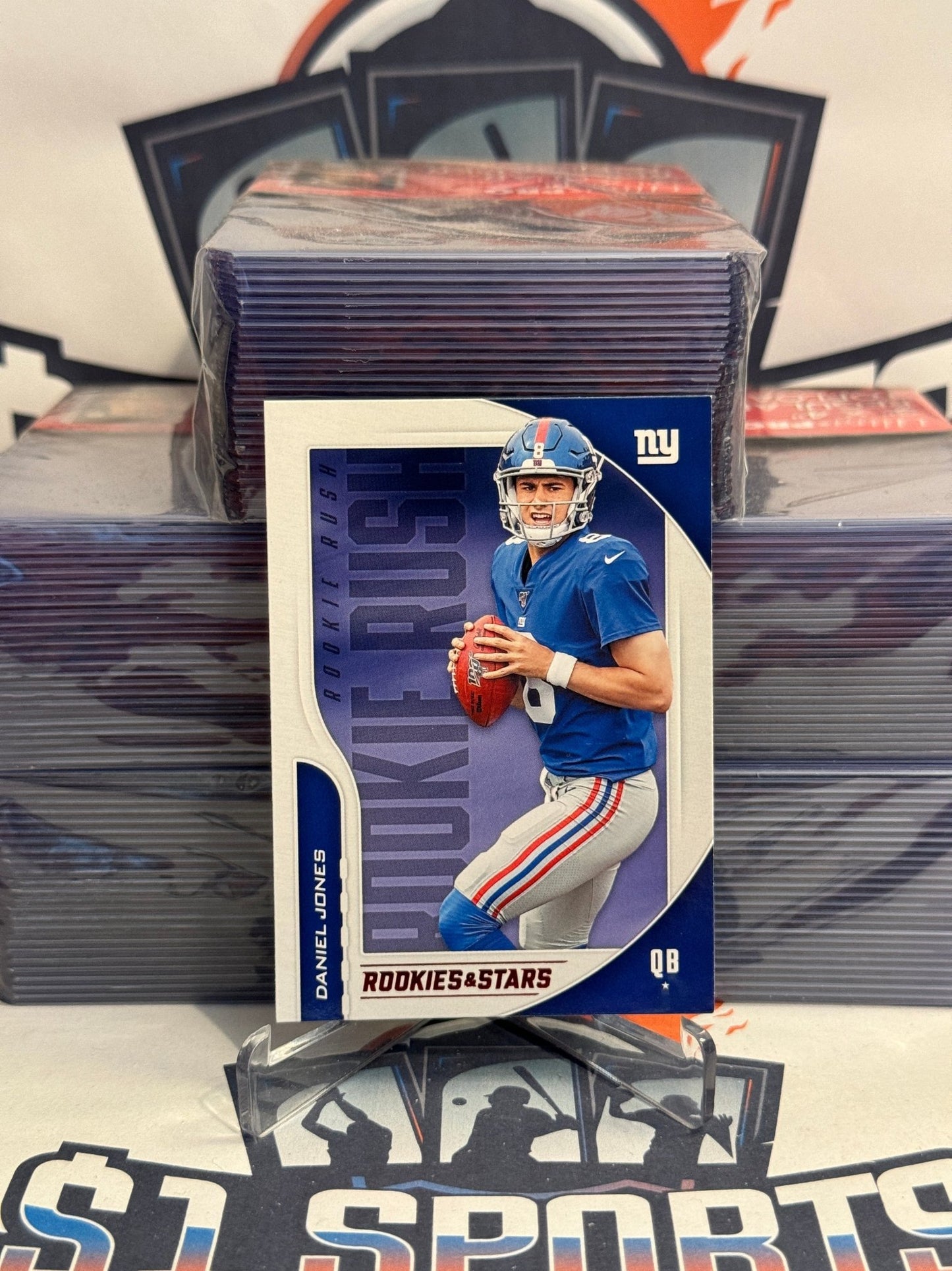 2019 Panini Rookies & Stars (Ruby, Rookie Rush) Daniel Jones Rookie #RR-DJ