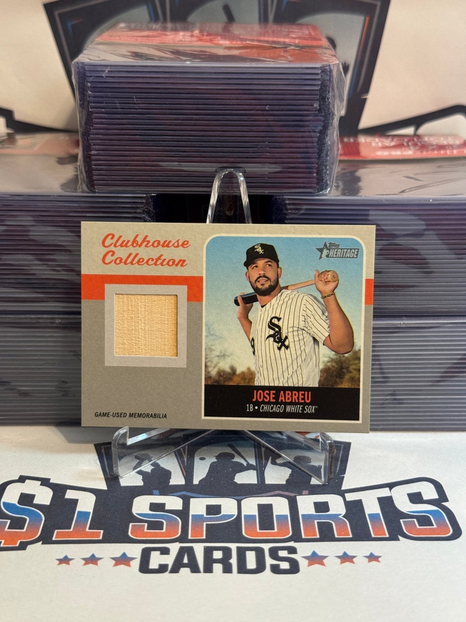 2019 Topps Heritage (Clubhouse Collection Relic) Jose Abreu #CCR - JA