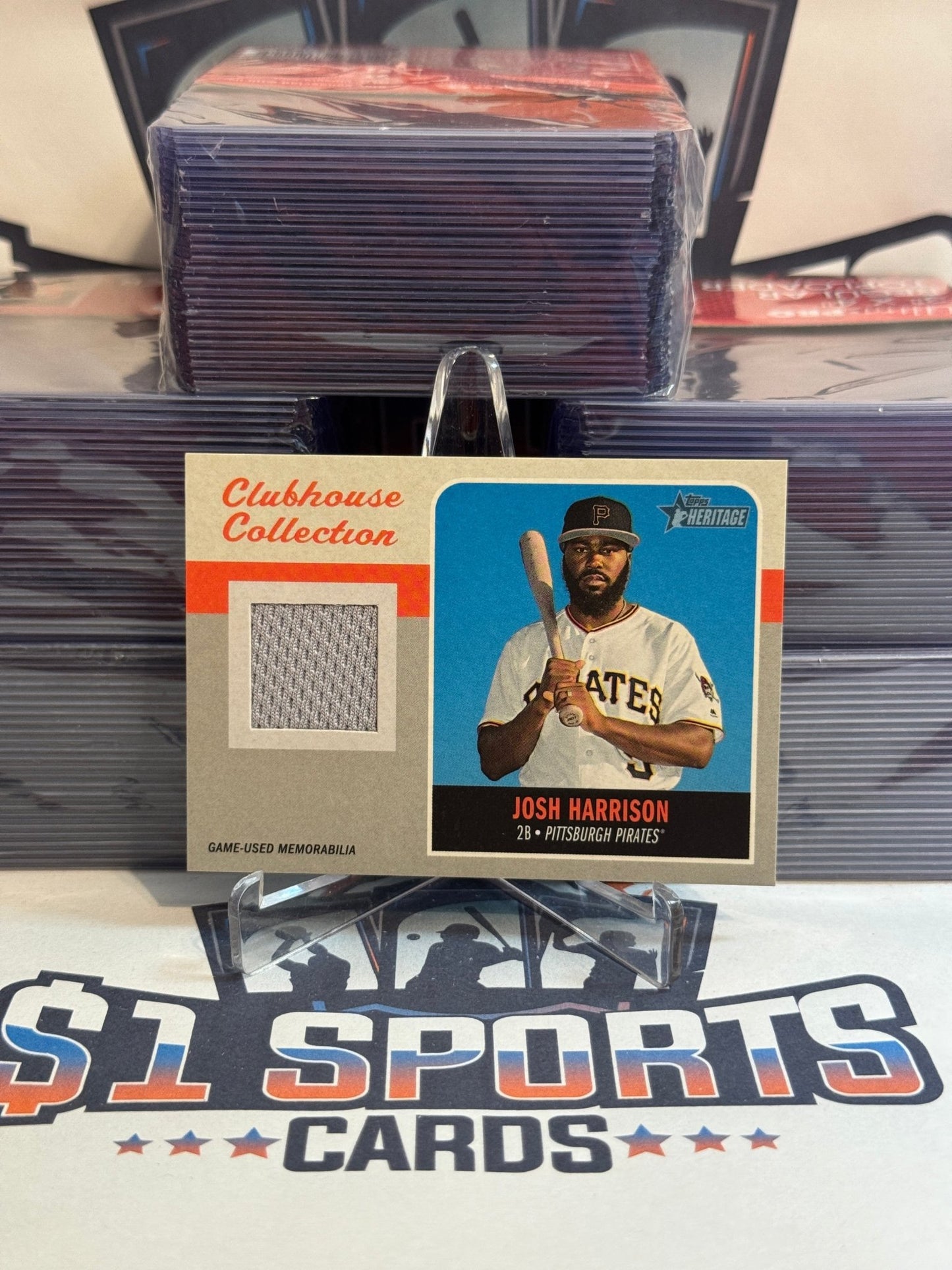 2019 Topps Heritage (Clubhouse Collection Relic) Josh Harrison #CCR - JHA