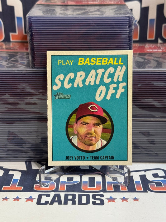 2019 Topps Heritage (Scratch Off) Joey Votto #24