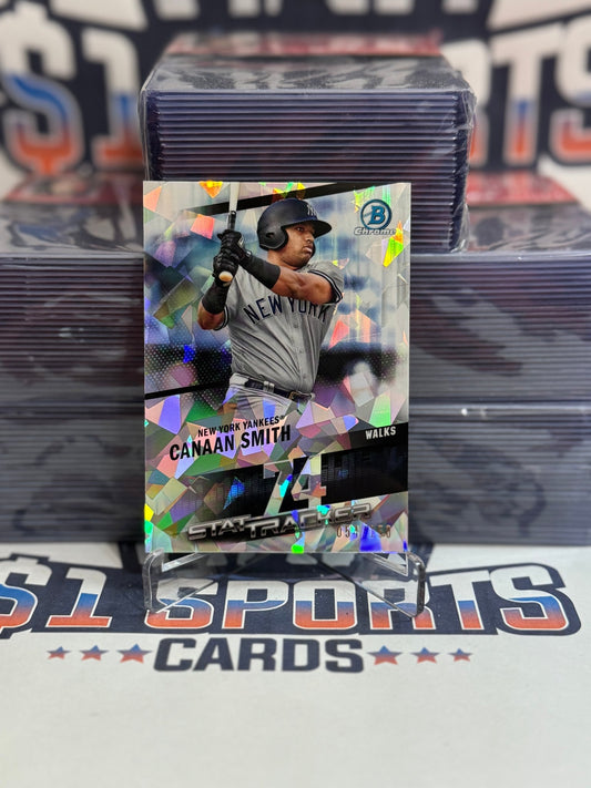 2020 Bowman Chrome (Ice Refractor, Stat Tracker 54/150) Canaan Smith #ST - 30