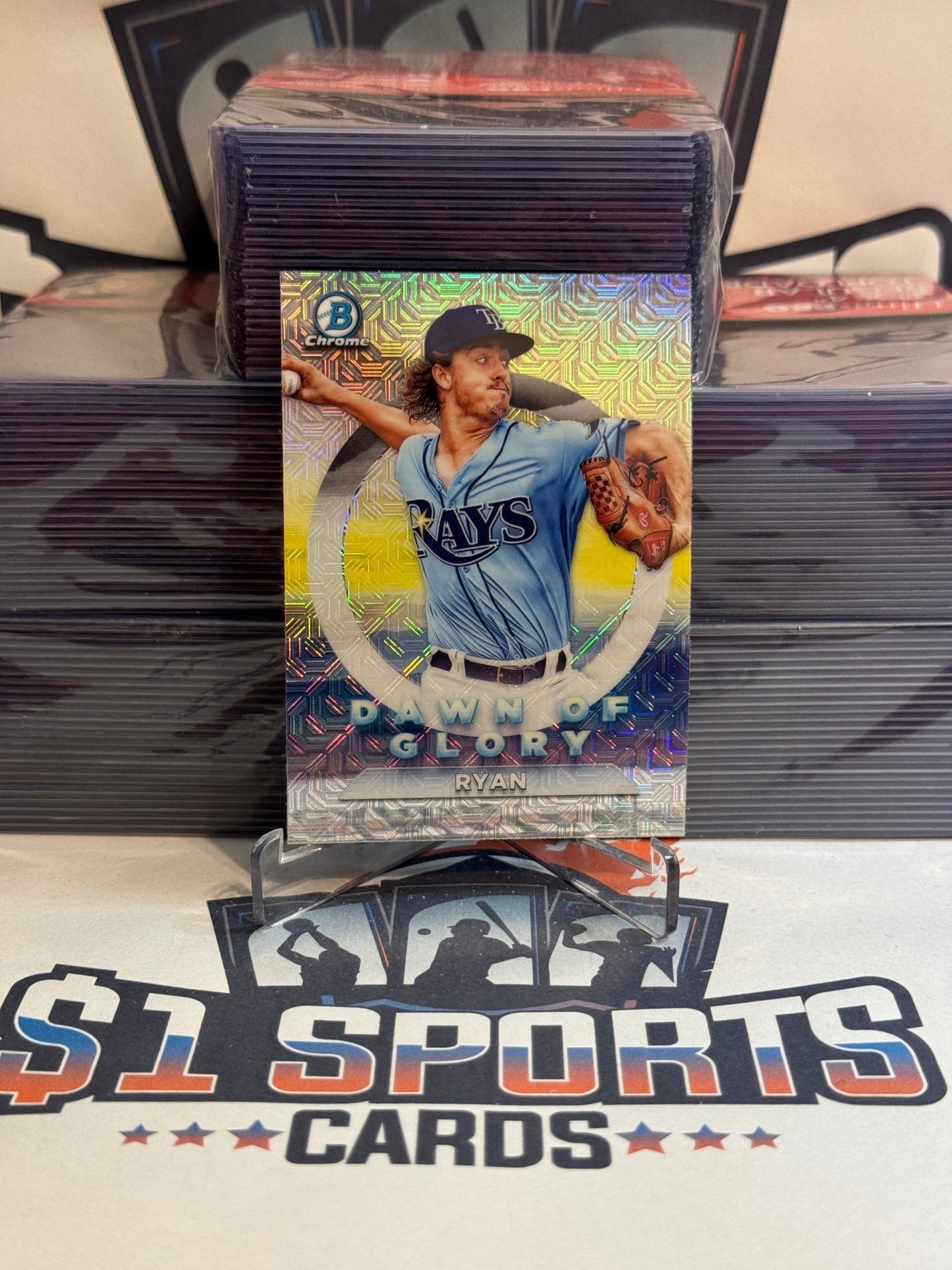 2020 Bowman Chrome (Mega Refractor, Dawn of Glory) Joe Ryan #DG - 8