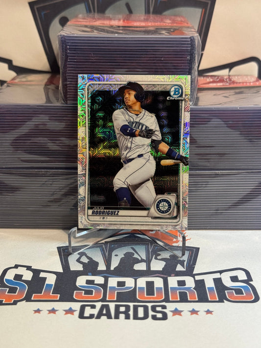 2020 Bowman Chrome Prospects (Mega Refractor) Julio Rodriguez #BCP - 175