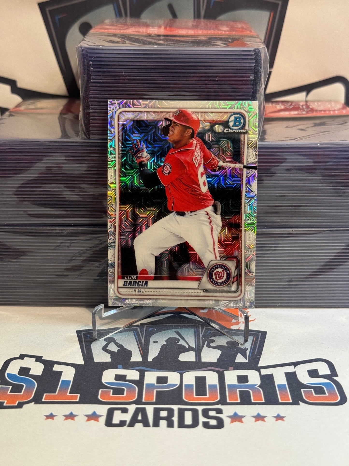 2020 Bowman Chrome Prospects (Mega Refractor) Luis Garcua #BCP - 230