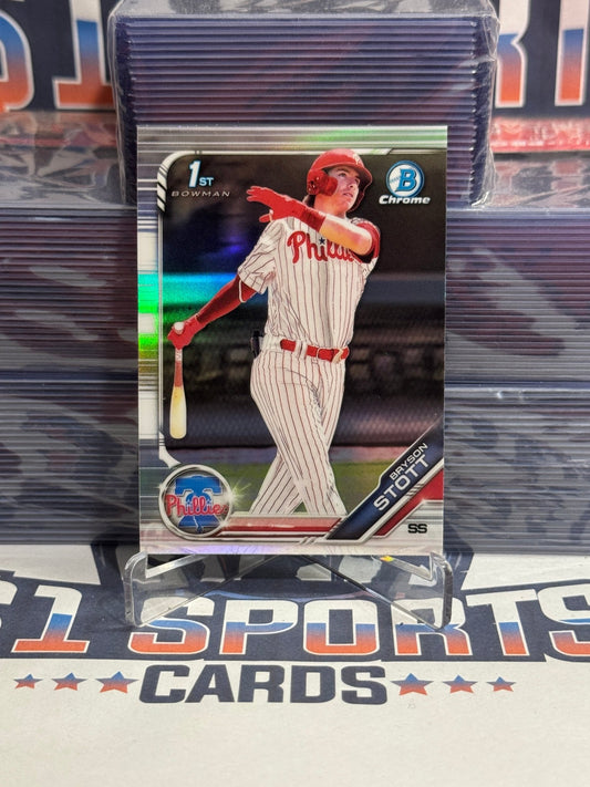 2020 Bowman Draft Chrome (Refractor, 1st Bowman) Bryson Stott BDC - 79
