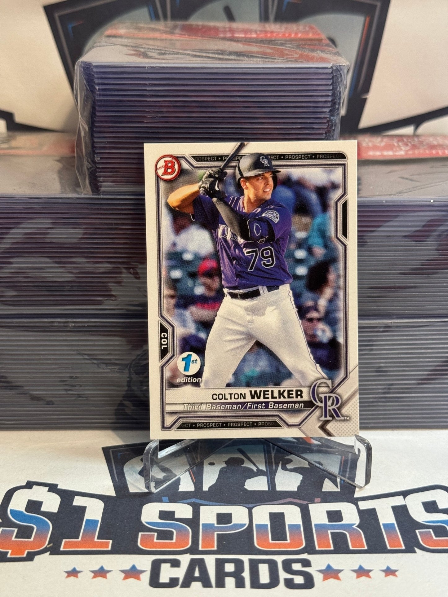 2020 Bowman First Edition Colton Welker #BFE - 15