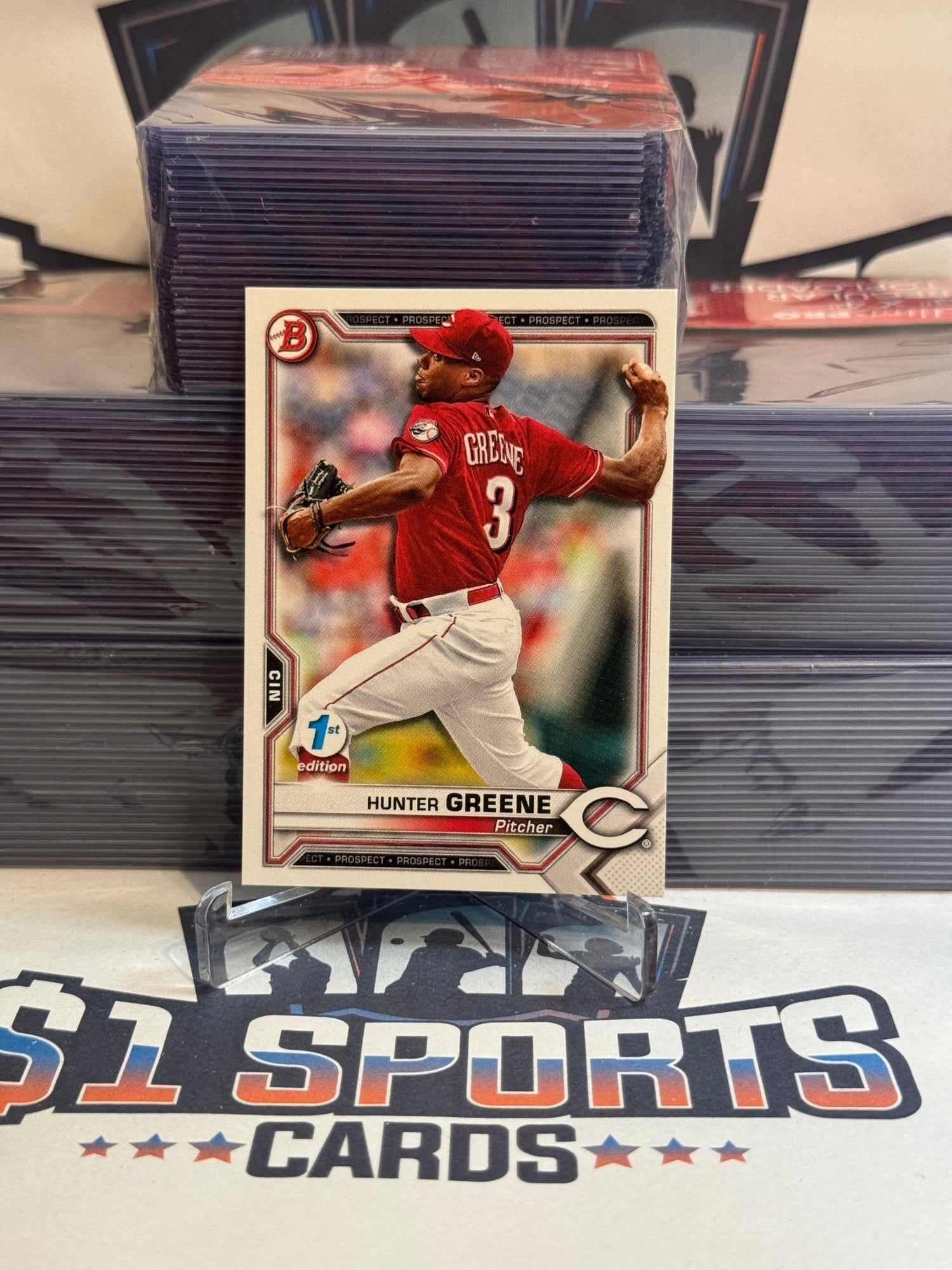 2020 Bowman First Edition Hunter Greene #BFE - 127