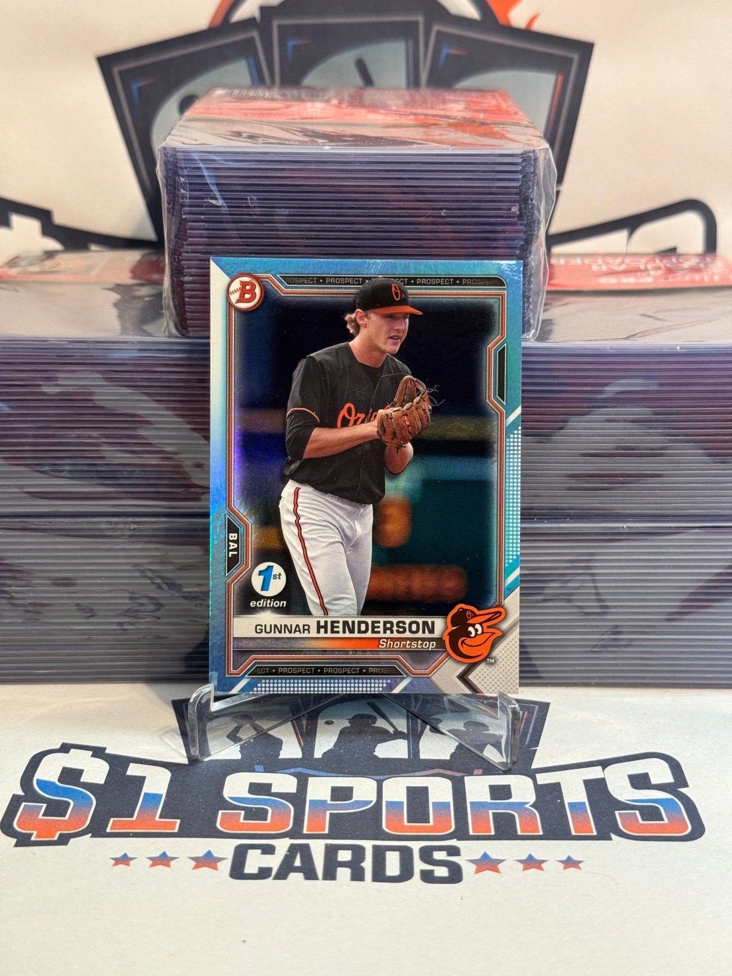 2020 Bowman First Edition (Sky Blue Foil) Gunnar Henderson #BFE - 49